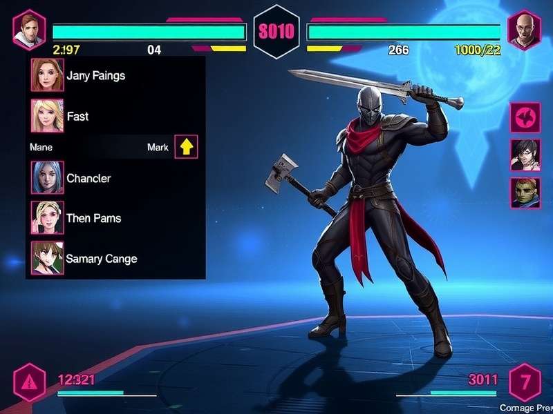 Supreme Combatant Premier character selection screen